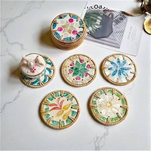 Posavasos de Ratán Hechos a Mano de Alta Calidad Premium, Naturales, con Aislamiento Térmico, Ecológicos y Duraderos - Product Image 4