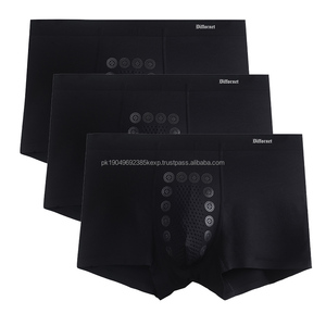 Ropa Interior para Hombre, Calzoncillos Bóxer Modal sin Costuras Personalizado, Bóxer Clásico Sólido, Ropa Interior de Talla Grande - Product Image 2