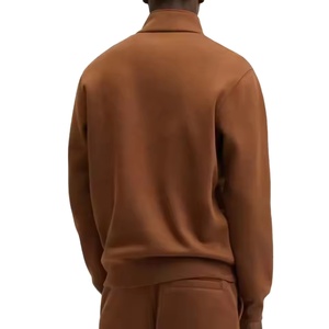 2026 High Quality Men's Quarter Zip Neck Mock Sweatshirt Sport <b>Zipper</b> Half Zip Up Pullover Hoodie Sweatshirt Men - Product Image 5