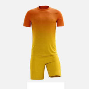 Conjuntos de Uniformes de Fútbol Ligeros con Estampado por Transferencia Térmica, de Manga Corta, Secado Rápido, Antibacterianos y Cómodos para Verano - Product Image 2