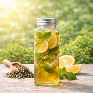 Botella Cuadrada Transparente de PET VD300-33 de 300 ml, Plástico de Grado Alimenticio para Bebidas y Refrescos, Etiquetas Personalizadas Disponibles, Venta al Por Mayor - Product Image 4