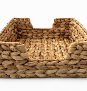 KAMALA Natural Water Hyacinth Woven <b>Storage</b> <b>Basket</b> Rectangular Organizer <b>Basket</b> Handmade Eco Friendly Home Decor <b>Basket</b> - Product Image 1