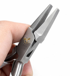 Pince à bec plat pour la fabrication de bijoux, outil professionnel pour plier, façonner, perler et réparer les bijoux - Product Image 2