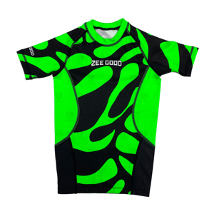 Camiseta de Compresión de Manga Corta para Niños, Transpirable, Ecológica, Antibacteriana, de Secado Rápido, UPF50+, para Jiu-Jitsu, Venta al Por Mayor - Product Image 1