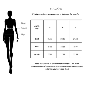เสื้อยืดลำลองฤดูร้อนผู้หญิง A8231 HAGOO แบบสั่งทำพิเศษ ทรงเข้ารูป ผ้าถักสแปนเด็กซ์ ระบายอากาศได้ดี ยืดหยุ่นได้ - Product Image 5