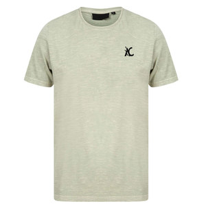 Camiseta Clásica de Estilo Casual con Lavado Ácido para Hombre, Algodón Lavado, Tela Suave y Cómoda, Adecuada para Uso Diario - Product Image 1
