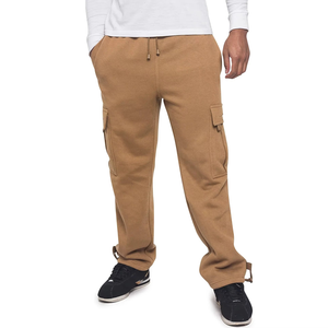 Wholesale Lightweight Casual Cotton Fleece Street Baggy <b>Trouser</b> Custom Striped Men Wide Leg Oversized Elastic Waist Mid - Product Image 1
