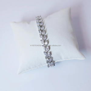 สร้อยข้อมือเพชร Marquise igi/gia Lab ปลูกทอง14K ห้องปฏิบัติการแฟชั่นสร้างเครื่องประดับสำหรับงานหมั้นหรืองานแต่งงานของผู้หญิง - Product Image 1