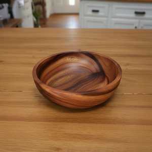 ชามไม้พรีเมียมสำหรับเสิร์ฟ ขนาดใหญ่ ทนทาน ไม้เนื้อแข็ง ความจุพิเศษ สำหรับเสิร์ฟสลัด - Product Image 4