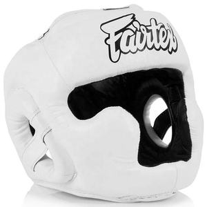 อุปกรณ์ป้องกันศีรษะสำหรับชกมวย Fairtex สีขาว ทำจากโฟม สำหรับผู้ใหญ่ ใช้ได้ทั้งชายและหญิง รุ่นอเนกประสงค์ คุณภาพสูง - Product Image 2