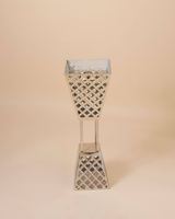 Brûleur d'encens Bakhoor géométrique en métal, brûleur d'Oud, aromathérapie, décoration parfumée pour la maison, export