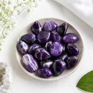 Pierres roulées d'améthyste naturelle, cristal bleu poli, pierre précieuse écologique, 2-3 cm, pour la guérison, la méditation, le Reiki, la décoration spirituelle - Product Image 2