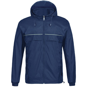Veste coupe-vent de style streetwear avec impression par sublimation de logo personnalisé, nouvelle conception, veste de pluie élégante pour l'extérieur, veste zippée pour la neige - Product Image 2