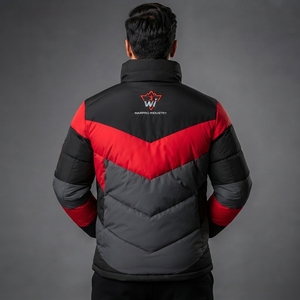 Men Puffer <b>Jacket</b> Premium Winter Coat Water Resistant Quilted Construction Lightweight Insulation Comfortable Warm Outerwear - Product Image 6