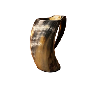 Taza de Vino Artesanal de Cuerno Rústico Vintage Ecológica y Duradera con Asa Natural, Herramientas de Bar, 550ml, 180-200mm de Longitud, Decorativa - Product Image 2