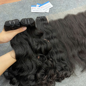 Proveedor de Cabello Natural: Extensiones de Cabello Ondulado Natural de Doble Trama, Paquetes de Cabello Virgen en Varios Colores, Combo de Colores Naturales para Hacer Pelucas - Product Image 4
