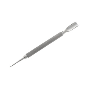 Strumento per <span class=keywords><strong>manicure</strong></span> per la pulizia della schiena dello spintore per unghie con etichetta privata in acciaio inossidabile di alta qualità professionale - Product Image 1