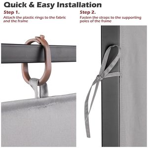 Pannello Laterale per Privacy 10x10ft per Gazebo e Pergola, Parete Laterale per Migliorare la Privacy del Gazebo - Product Image 5