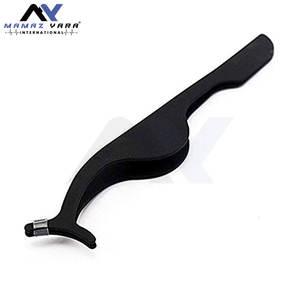 Herramienta Aplicadora de Pestañas, Pinzas para Extensión de Pestañas, Pinzas de Precisión Profesionales de Color Negro para Pestañas Postizas - Product Image 4