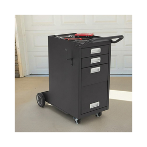 Heavy Duty 3 <b>Drawer</b> Welding Cabinet With Mobile Steel Design, Tool <b>Storage</b> <b>Drawers</b>, Side Handle And Durable Casters GAR051 - Product Image 1