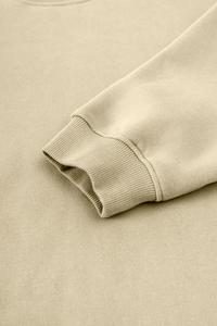 Sweat-shirt de luxe épais et uni en coton 100% avec col rond, personnalisable et brodé, pour homme - Product Image 5