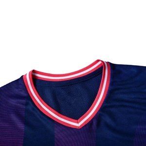 Conjunto de Camiseta de Fútbol para Hombre, Azul Marino, Manga Corta, Cuello Redondo, Poliéster que Absorbe la Humedad, Ajuste Atlético, Color Sólido, para Todas las Temporadas - Product Image 5