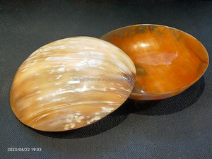 Cuenco de cuerno de buey para manualidades naturales de alta calidad, copa de Amistad pulida inspirada en toros para amantes de la bebida - Product Image 3