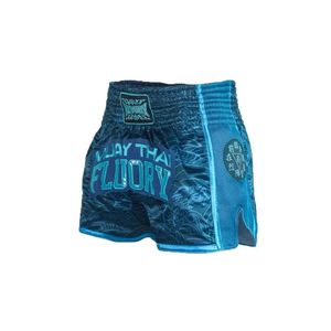 Shorts de Muay Thai sur mesure de qualité supérieure, fabriqués en polyester 100 %, pour l'entraînement aux arts martiaux pour adultes. - Product Image 4