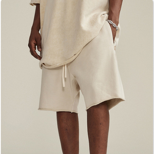 Shorts décontractés pour hommes les plus vendus, 100 % coton, séchage rapide, respirants, taille mi-haute, motif uni, coupe ample, promotion exceptionnelle - Product Image 1
