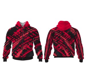 Premium Quality Sublimation <b>Hoodie</b> Full Zip <b>Polyester</b> <b>Hoodie</b> Custom Design - Product Image 6