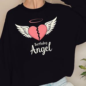 Sweat-shirts pour femmes Heart Mom s Birthday Angel - Product Image 1