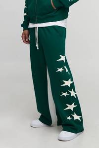 Jogging personnalisés pour hommes imprimés DTF, mélange de coton, pantalons de survêtement de qualité supérieure, tissu respirant et doux, fabrication OEM et ODM - Product Image 2