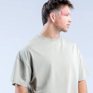 Camisetas de Gimnasio para Hombre de Alta Calidad, 100% Algodón, Logotipo Personalizado Impreso, Mangas Cortas, Tejido Transpirable y Suave - Product Image 6