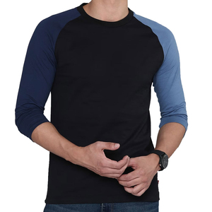 Camisetas de Manga Larga de Jersey de Talla Grande, 100% Algodón, de Alta Calidad, para Hombre, Precio Bajo, Personalización, Servicio ODM - Product Image 1