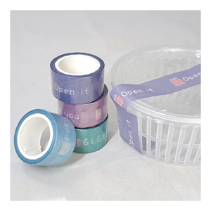 Ruban décoratif réutilisable gaufré transparent imperméable - Product Image 5