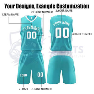 Tenue de sport de basketball tendance, prix raisonnable, respirante, en polyester, coupe confortable, légère et durable - Product Image 4