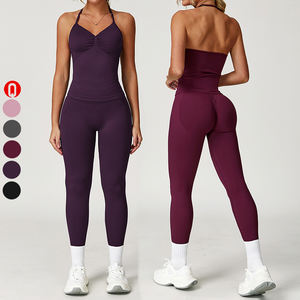 Conjunto Deportivo de 3 Piezas para Mujer, de Secado Rápido, Transpirable, con Leggings de Manga Larga, Chaqueta de Compresión y Sujetador Deportivo para Yoga, Gimnasio y Entrenamiento - Product Image 3