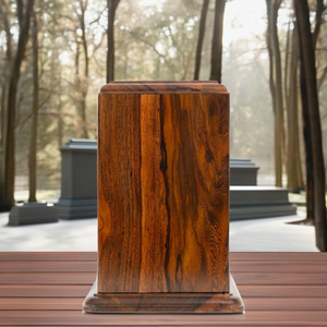 Venta al por mayor DSP LTD DSU103 ODM OEM personalizado madera maciza MDF cremación urna para cenizas duraderas para adultos Vietnam funerario suministros - Product Image 6