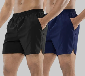 <b>Men</b> White Geometric Print Board <b>Shorts</b> High Waist Drawstring Quick Dry Casual <b>Swim</b> Trunks Pockets High Street Style Canvas - Product Image 6