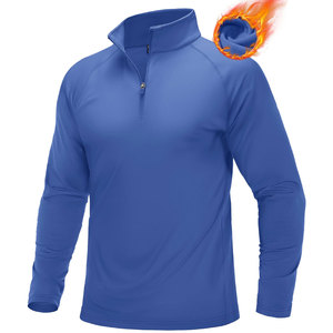 Sudadera de Hombre con Cierre de Cremallera 1/4 para Otoño, Personalizada con Estampado, Tejido de Algodón y Poliéster, Directo de Fábrica, MOQ Bajo, Talla Personalizada - Product Image 3