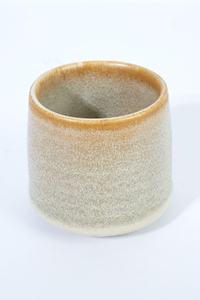 Beige Sand Glaze <b>Ceramic</b> Tea <b>Cup</b> 7x7.5cm for Restaurant Hotel Cafe Tableware Tea Water Sake Serving - Product Image 3
