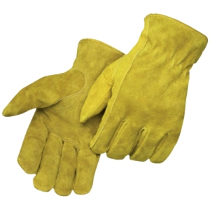 Premium Quality Heavy-Duty Cowhide Grain Leather Safety <b>Gloves</b> Abrasion Resistant Hand Protection for Garden Working Driving - Product Image 2