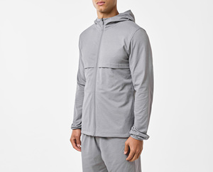 Veste de sport unie de qualité supérieure, nouvelle collection, pour hommes, survêtement de football, vente en gros - Product Image 3