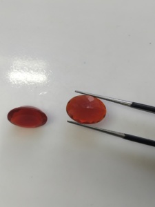Opale de feu naturelle 14x10MM, taille ovale, meilleure qualité, pierre précieuse naturelle pour la fabrication de bijoux - Product Image 4