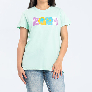 Camisetas de mujer transpirables estilo oversize clásico para venta al por mayor, camisetas casuales sueltas para mujer - Product Image 1