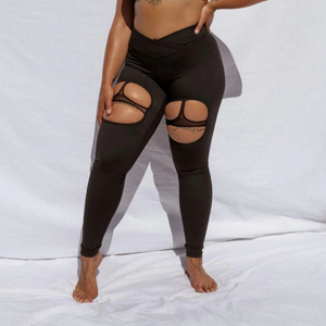 Legging de pole dance à adhérence collante, spécialement conçu, qualité supérieure, modèle 2026, durable, en silicone imprimé, anti-rétrécissement - Product Image 6