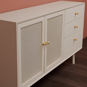 Poignée sphérique en aluminium avec finition Solix Design, laiton doré, or rose, noir mat, marron mat, bleu royal, acier inoxydable mat pour armoire - Product Image 1