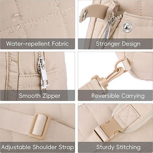 Premium Water Resistant Tennis Sling Backpack Multi Pocket Quilted <b>Racket</b> Bag for Competitive Players - Product Image 4