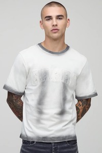 Camiseta Oversize de Algodón Pesado para Hombre, Corte Holgado con Hombros Caídos, Estilo Urbano, Lisa, Personalizable con Logo, Venta al por Mayor - Product Image 4