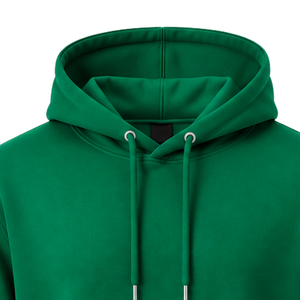 Sudadera con capucha personalizada para hombre, color verde esmeralda, manga larga, corte regular, forro polar, con capucha con cordón y bolsillo canguro, estilo urbano - Product Image 3